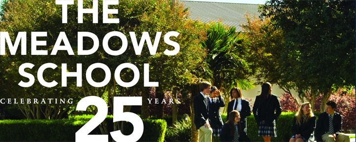 The Meadows School 25th anniversary book