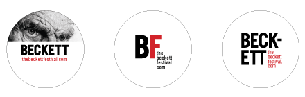 Samuel Beckett Festival pins