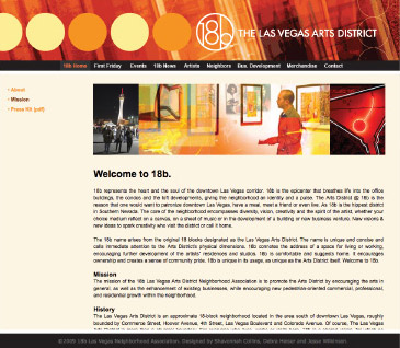 18b website design