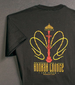 Paymon’s Hookah Lounge men's t-shirt designs